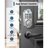 Keyless Entry Door Lock with Handle Set, App Control with