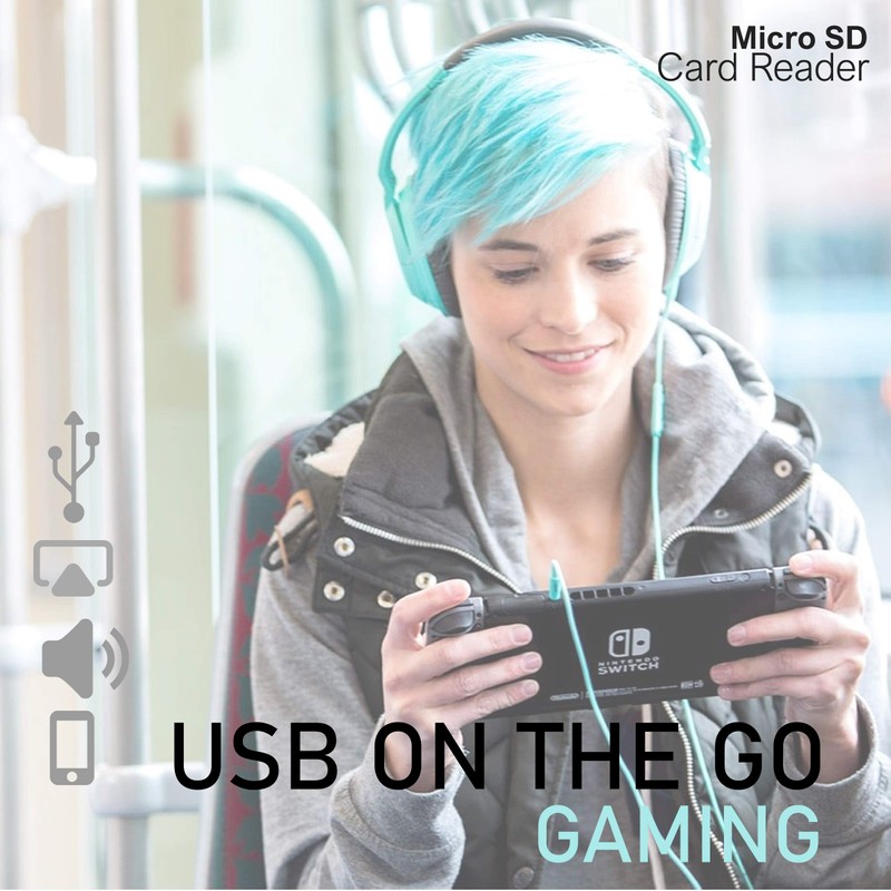 KamKorda Micro SD Card Reader | SD to USB |