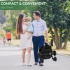 Lightweight Travel Stroller for Airplane, 10.5 lbs Compact Foldable Baby