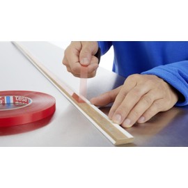 Tesa 4965 Double-Sided Scrapbook Tape, 36 Yard Length, 1/2" Width, 8 mil Thick, Clear (Pack of 1)