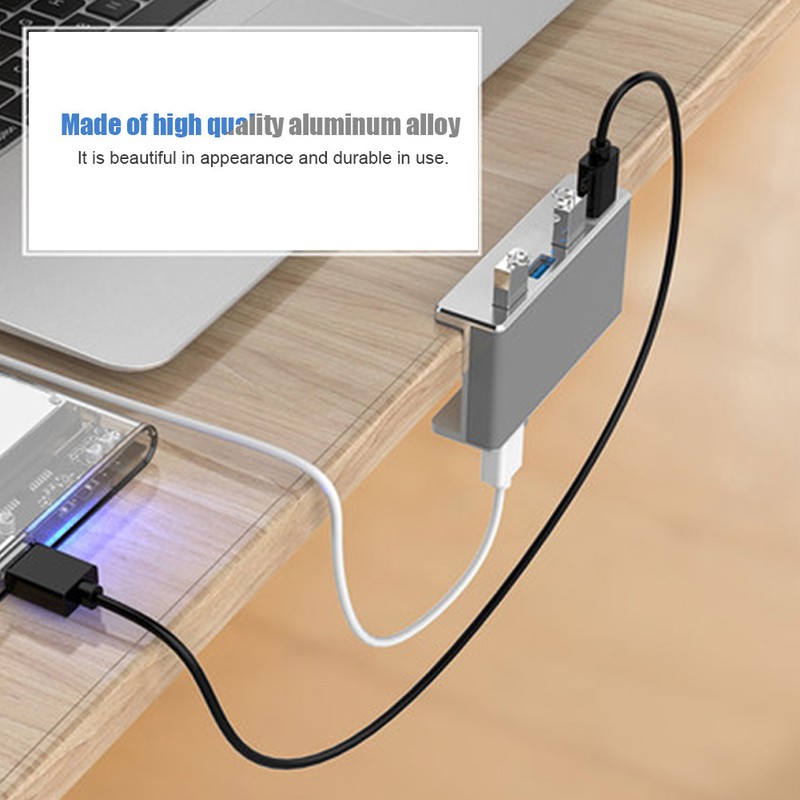 ORICO MH4PU Aluminum Alloy 4-Port 5Gbps USB3.0 HUB PC Notebook