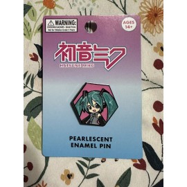 Crypton Hatsune Miku Pearlescent Enamel Pin
