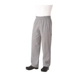 Chef Works Essential Baggy Chef Pants Medium Elastic Waist NBCP-000-M NWT