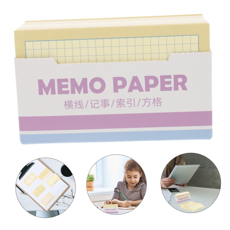 DOITOOL 180pcs Ruled Index Flash Cards for Studying Heavy Note