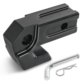 Hitch Slider, 2" Towing Hitch Receiver Skid Protection 45,000 lbs Compatible with 3/4" D-Ring or Soft Shackle for Off-Road Trucks SUV Vehicle Towing Recovery Hitch Protection (Black)