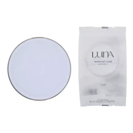 Luna 루나 수분광 팩트 클리어 본품 12.5g 1개 + 리필 12.5g 1개 [21호 바닐라] Luna Moisture Glow Pact Clear Main Product 12.5g 1 piece + Refill 12.5g 1 piece [No. 21 Vanilla]