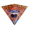 Constellation Pyramid Stone for Positive Energy Reduce Stress Chakra Resin