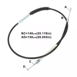 TCMT 55-1/4" Clutch Cable Fit For Harley Sportster XL883 XL1200 1200 883 Super Low