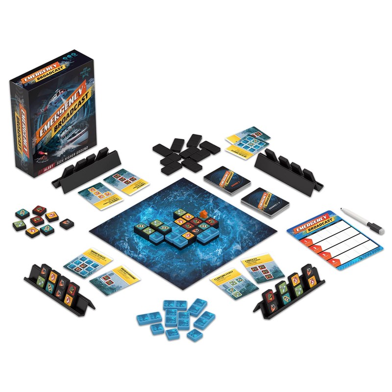 Bicycle Emergency Broadcast Board Game