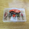 Lidsters 5 Spinners Size 2 in pocket lure box Ideal