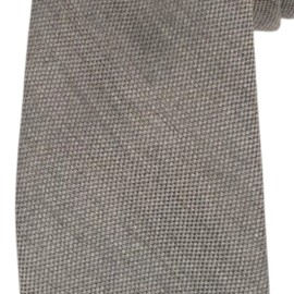 BAR III Mens Slim Tie Gray Dunbar Solid Micro Woven 2.5 Modern Skinny Necktie