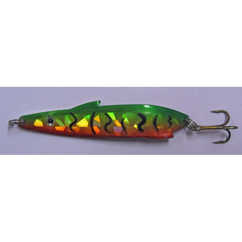 FLADEN Set 5 Finned Rodskar Lure - Blue/Green/Black/Silver, 18 g