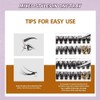 Individual Eyelashes Wispy Cluster Lashes D Curl Natural Lash Clusters