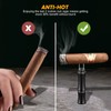 TISFA Cigar Draw Enhancer Tool, 3-in-1 Cigar Punch Set with