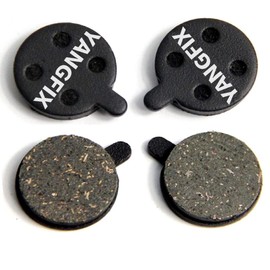 Yangfix 2 Pairs Bicycle Disc Brake Pads for Zoom DB-280/350/450/550/650/Alongha SNG/Apse/Artek Apollo/Shockwave/X-Rated YF04-2