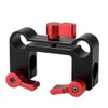 CAMVATE 15mm Rod Offset Rail Block 90 Degree DSLR Support