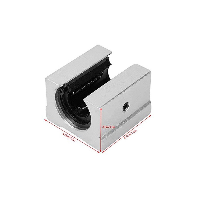 SBR16UU Bearing Block, 4 Pieces, 16 mm Linear Ball Bearings,