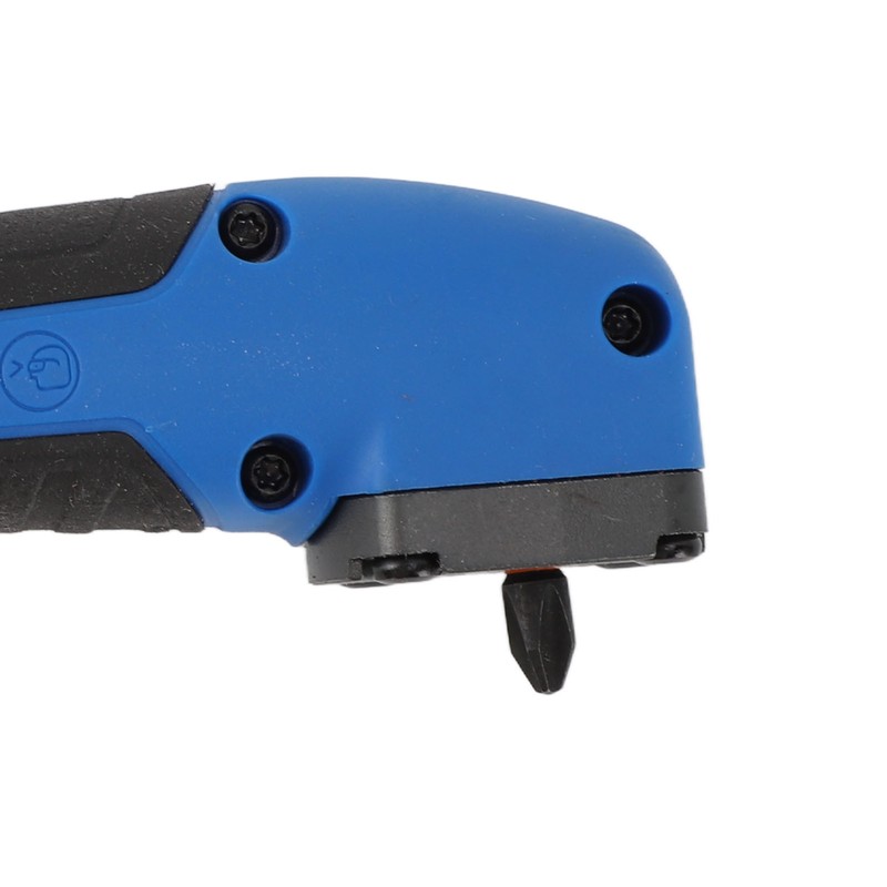 5.9in Right Angle Drill Attachment ABS Alloy Steel Ergonomic Blue