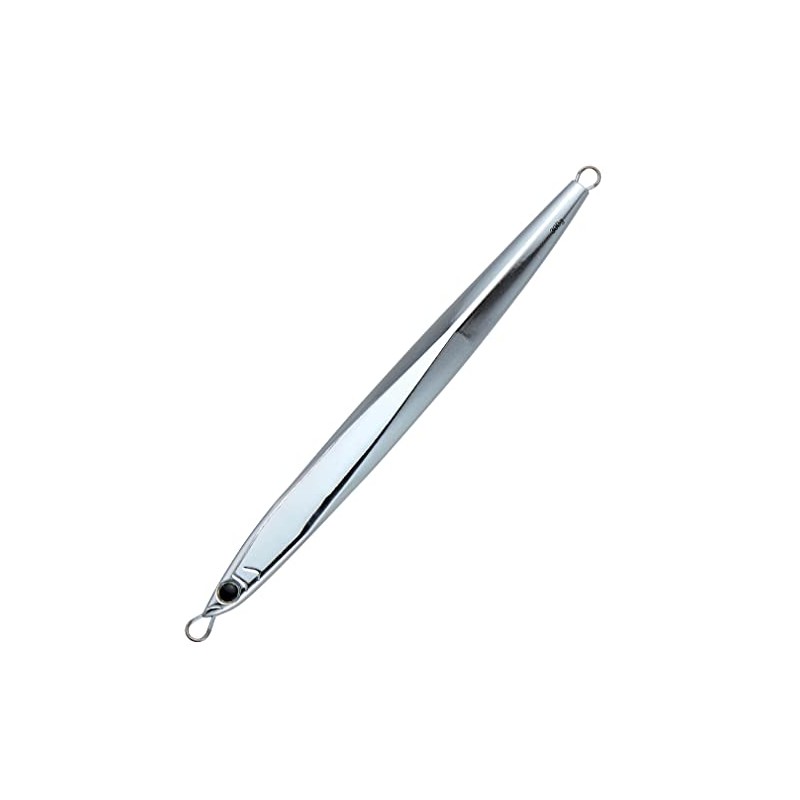 Alpha Tackle #01 PLAIN SILVER Lure, Crazy Long Jig, 7.1