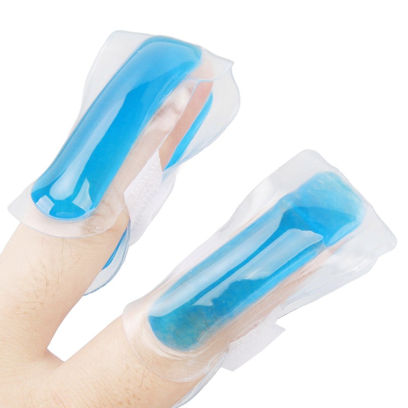 2pcs Finger Hot Cold Pack Quick Cold Reusable Gel Pack