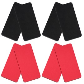 Bylion 8 Pcs Snowboard Shin Pads Guards Protector Foam Pads for Sports Ski, 2 Sizes Shin Pads Foam Padded Ski Boot Liner, Leg and Foot Friction Shin Bang Protection for Skiing Snowboarding