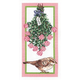 Janlynn Floral Sparrow Cross Stitch Supplies