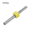 sourcing map 10pcs End Mill Bits 3mm Solid Carbide CNC