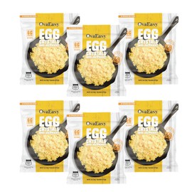 Ova Easy Dehydrated Egg Crystals – Powdered Eggs Made From All-Natural Ingredients – Easy-To-Prepare Egg Powder – Dehydrated Food Perfect for Camping & Backpacking - Pack of 6-5.1 oz. bags
