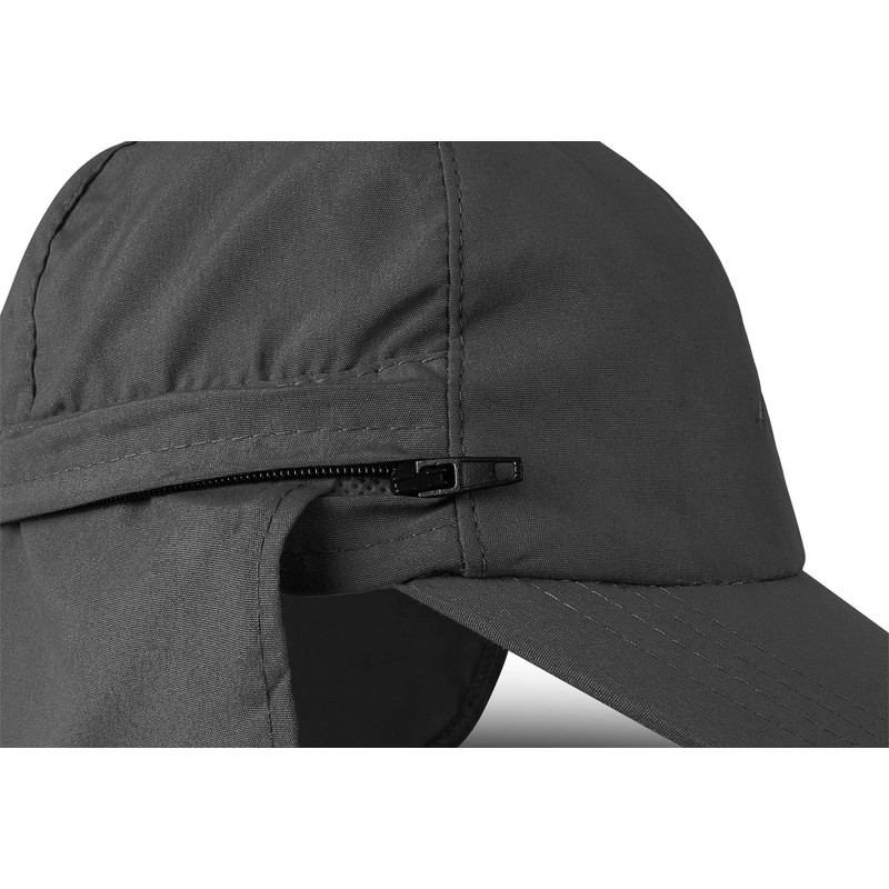 normani Savannah Summer Cap with Roll-Up Neck Protection, darkgray, 59