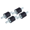 M6 Rubber Mount,4pcs M6 Anti-Vibration Rubber Isolator Mounts Air Compressor