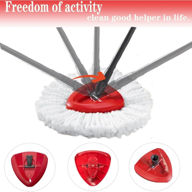 Spin Mop Replacement Head Base Compatible with Vileda Oceda Mop