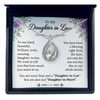 TRYNDI To My Beautiful Daughter Necklace, Valentines Day Gift for