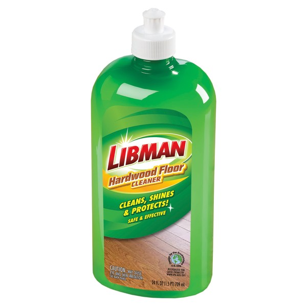 Libman 2047006 - Limpiador de suelos de madera dura líquida de 24 onzas