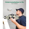 Craftersmark Motion Sensor Garage Light, 25000LM 250W Garage Ceiling Led