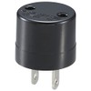 Ohm Denki Conversion Plug Black Φ3.3×4.4cm