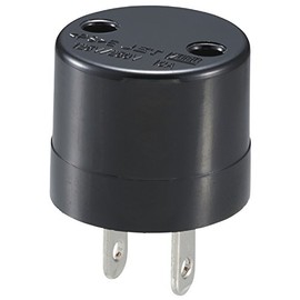Ohm Denki Conversion Plug Black Φ3.3×4.4cm