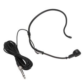 Cocoarm 16.4 Feet Wired Headset Microphone 6.35 mm Ear Hook Microphone Ergonomic Dynamic Ear Hook Microphone for Karaoke Speaker, Teaching Stage Performance, HiFi Sound