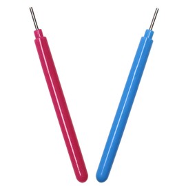 Floranea 2 Pcs Paper Quilling Tools Slotted Kit Rolling Curling Quilling Needle Pen Rose Blue for Art Craft DIY Paper Cardmaking Project (2 pcs)