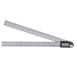 0‑300mm Digital Protractor Portable Stainless Steel LCD Angle Finder Ruler for Woodworking