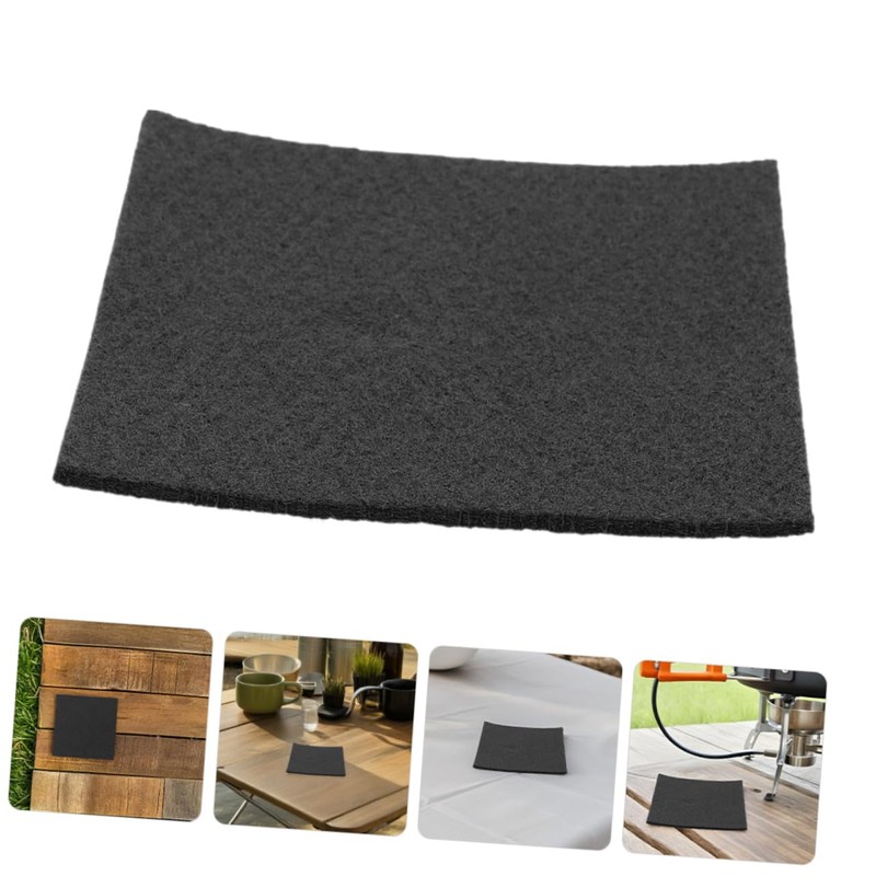 Gatuida Graphite Carbon Felt 2pcs Carbonized Felt Sheet for Vacuum