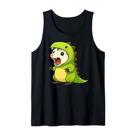 Opossum Dinosaur Costume Trex Animal Lover Boys Girls Kids Tank Top