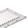 Amarine Made Stainless Steel Stamped Louvered Vent Rectangular Marine Vent