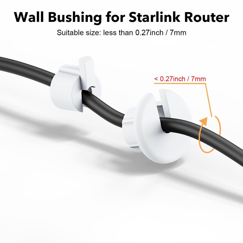 Cable Routing Kit for Starlink, Cable Mounting Kit, Starlink Accessories,