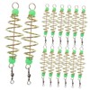 SUPVOX 36 PCS Luminous Fishing Bait Trap Cage Carbon Steel