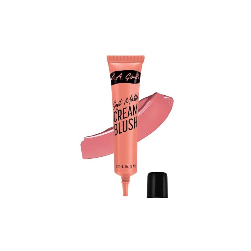 L.A. Girl Soft Matte Cream Blush, Rosebud GBL441