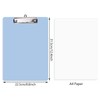 4 PCS A4 Coloured Plastic Clipboard, 4 Color Clip Boards