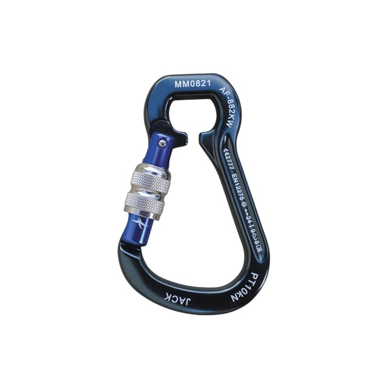Loc'Teryx RTAF882KWE Climbing Climbing Carabiner Jack Screw EVO Dark Gray