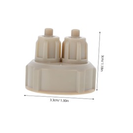 Kisangel Abs Material Bottle Caps Co2 Generator Bottle Caps Co2 Accessories for Aquariums (Grey)