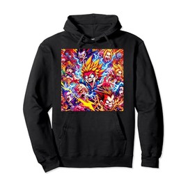 Crazy Anime Style Character Pattern Pullover Hoodie