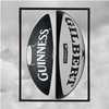 Classic Guinness Design Rugby Match Ball, Made by Gilbert Size